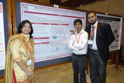 Poster presentation at IAPB Conference, India